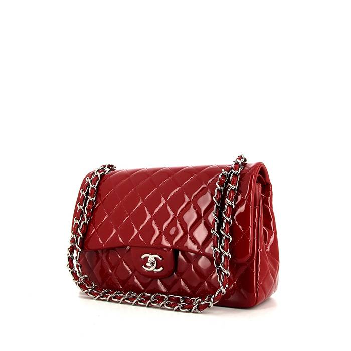 Sac chanel rouge on sale vernis