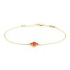 Van Cleef & Arpels Sweet Alhambra bracelet in pink gold and cornelian - 00pp thumbnail