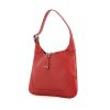 Hermes Trim small model handbag in red grained leather - 00pp thumbnail