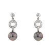Cartier Himalaya pendants earrings in white gold,  diamonds and pearls - 00pp thumbnail