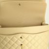 Sac à main Chanel Timeless jumbo en cuir matelassé beige - Detail D5 thumbnail