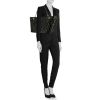 Bolso Cabás Chanel Grand Shopping en cuero granulado acolchado negro - Detail D1 thumbnail