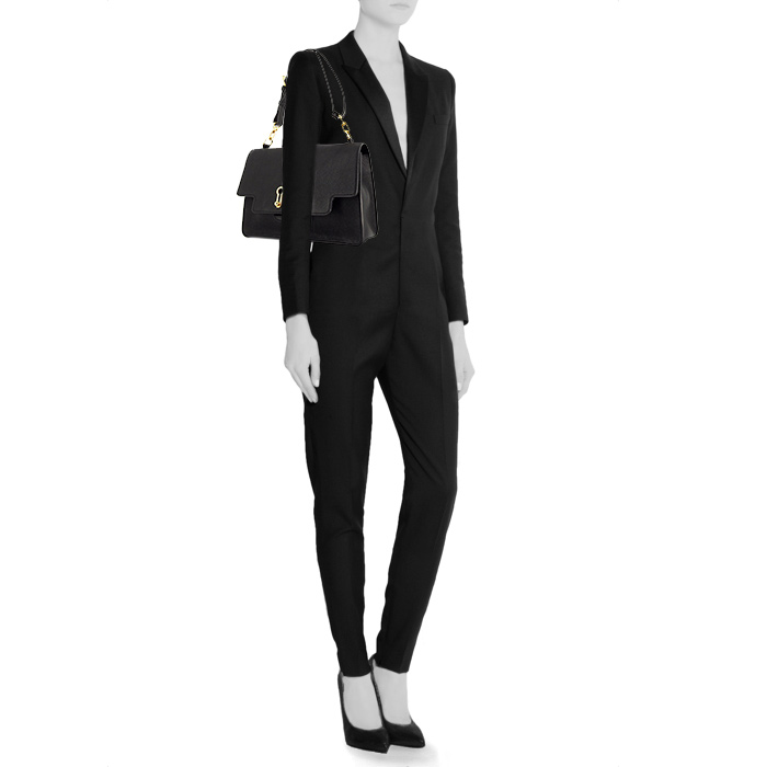 Borsa Sonia Rykiel in pelle nera - Detail D1