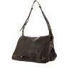 Jerome Dreyfuss shoulder bag in brown grained leather - 00pp thumbnail