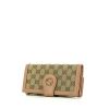 Gucci wallet in beige logo canvas and varnished pink leather - 00pp thumbnail