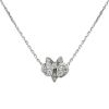 Cartier Caresse d'Orchidées small model necklace in white gold and diamonds - 00pp thumbnail