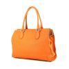 Fendi Selleria handbag in orange grained leather - 00pp thumbnail