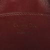 Dior Lily handbag in red and burgundy leather and pink velvet - Detail D4 thumbnail
