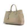 Prada handbag in taupe leather saffiano - 00pp thumbnail