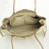Shopping bag Tod's in pelle martellata color crema - Detail D2 thumbnail