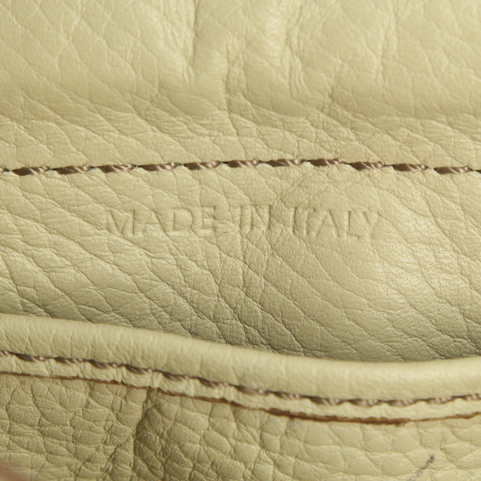 Bolso Cabás Tod's en cuero granulado color crema - Detail D3