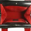 Dior Vintage handbag in black and red smooth leather - Detail D2 thumbnail