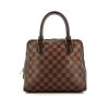 Sac à main Louis Vuitton Brera Bag en toile damier ébène et cuir marron - 360 thumbnail