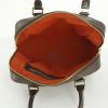 Louis Vuitton Brera Bag Handbag in ebene damier canvas and brown leather - Detail D2 thumbnail