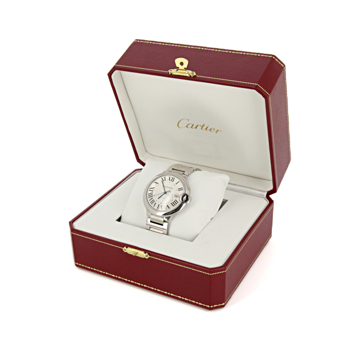 Montre Cartier Ballon Bleu en acier Ref : 3001 Vers 2010  - Detail D2