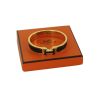 Bracciale apribile Hermes Clic Clac modello piccolo in oro placcato e smalto nero - Detail D2 thumbnail