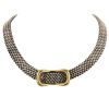 Hermes 1980's necklace in silver and yellow gold - 00pp thumbnail