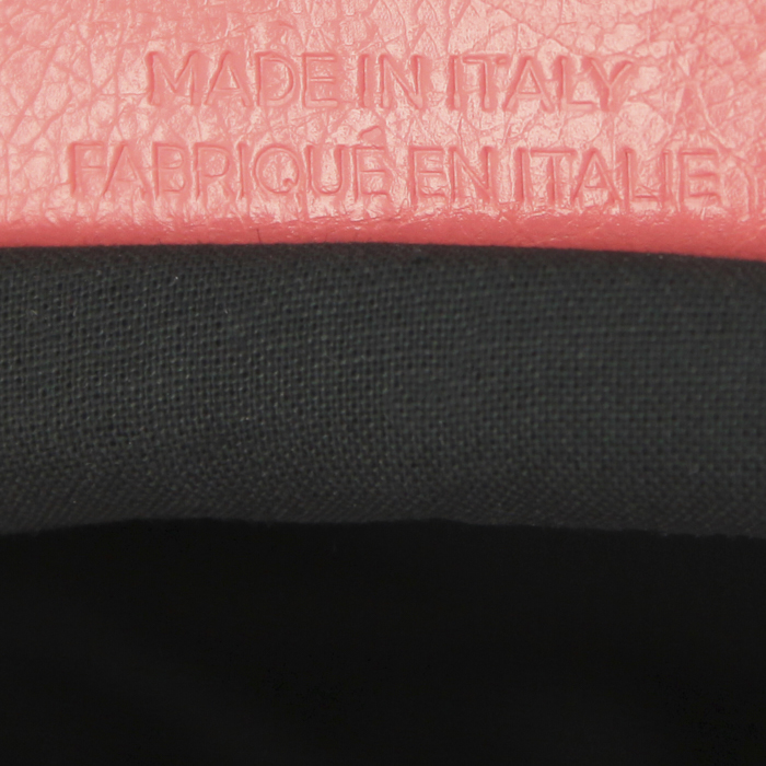 Sac à main Balenciaga Classic City en cuir rose-bonbon - Detail D5