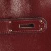 Bolso de mano Hermes Kelly 32 cm en cuero box color burdeos - Detail D4 thumbnail