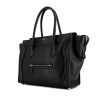 Bolso Cabás Celine Luggage Shoulder modelo grande en cuero negro - 00pp thumbnail