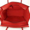 Celine Luggage Shoulder large model shopping bag in red grained leather - Detail D2 thumbnail