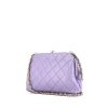Chanel Vintage handbag in purple quilted leather - 00pp thumbnail