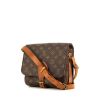 Louis Vuitton Cartouchiére messenger bag in monogram canvas and natural leather - 00pp thumbnail