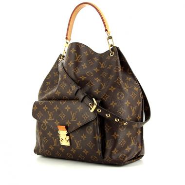 Bolso Cabás Louis Vuitton Metis en lona Monogram marrón y cuero natural