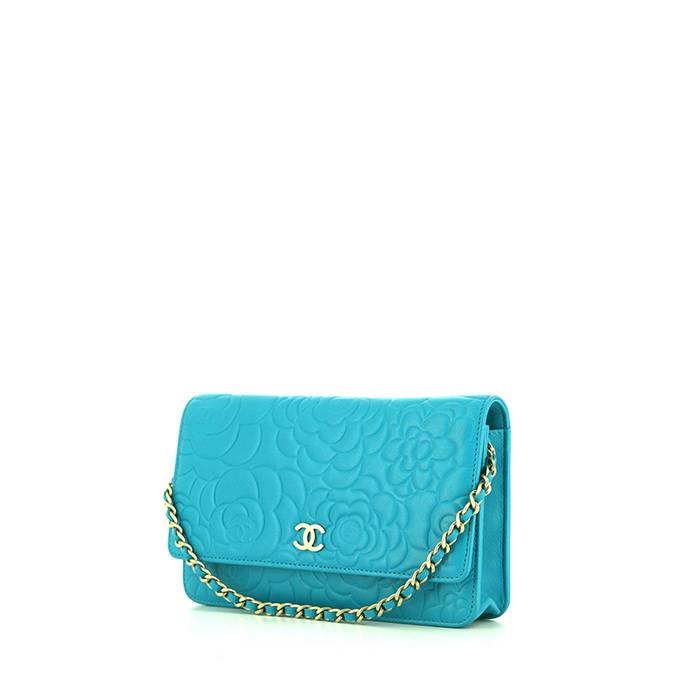 Chanel Green Quilted Patent Leather Travel Wallet - Yoogi's Closet