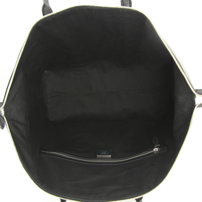 Borsa weekend in pelle blu marino - Detail D2