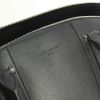 Weekend bag Lucrezia in dark blue leather - Detail D4 thumbnail