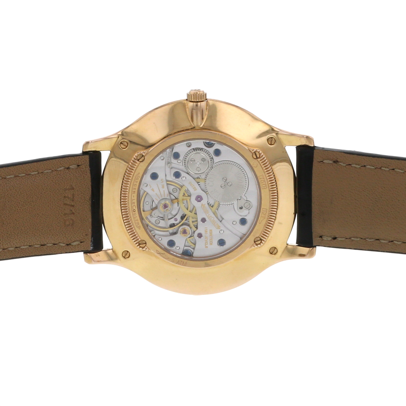 Reloj Jaeger Lecoultre Master Ultra Thin de oro rosa Ref : 145679S Circa 2010 - Detail D2