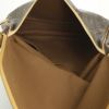 Borsa a tracolla Louis Vuitton Saumur modello piccolo in tela monogram cerata marrone e pelle naturale - Detail D3 thumbnail