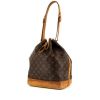 Shopping bag Louis Vuitton Grand Noé modello grande in tela monogram e pelle naturale - 00pp thumbnail