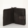 Bottega Veneta wallet in brown intrecciato leather and brown velvet - Detail D1 thumbnail