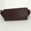 Celine Trapeze large model handbag in beige and burgundy leather and burgundy suede - Detail D4 thumbnail
