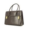Hermes Drag handbag in brown box leather - 00pp thumbnail