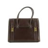 Hermes Drag handbag in brown box leather - 360 thumbnail