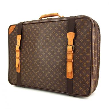 Maleta Louis Vuitton Satellite en lona Monogram y cuero natural
