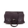 Hermes Birkin 40 cm handbag in purple Raisin togo leather - 360 Front thumbnail