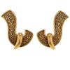 Rene Boivin 1980's earrings for non pierced ears in yellow gold - 00pp thumbnail
