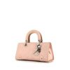 Bolso de mano Dior en cuero cannage color rosa claro - 00pp thumbnail