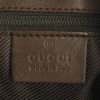 Gucci Jackie handbag in beige monogram canvas and brown leather - Detail D3 thumbnail