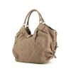 Louis Vuitton handbag in taupe mahina leather - 00pp thumbnail