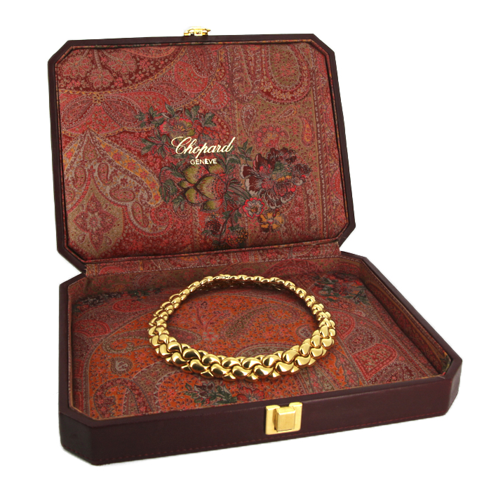 Collar época años 90 Chopard Casmir en oro amarillo - Detail D2