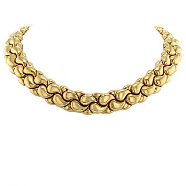 Collier époque années 90 Chopard Casmir en or jaune