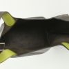 Hermes Picotin handbag in chocolate brown Barenia leather and green Kiwi leather - Detail D2 thumbnail