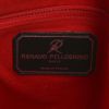 Renaud Pellegrino bag worn on the shoulder or carried in the hand in black grained leather - Detail D3 thumbnail