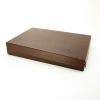 Bolsito de mano Louis Vuitton Pochette accessoires en lona a cuadros y cuero marrón - Detail D5 thumbnail
