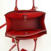 Louis Vuitton City Steamer small model handbag in red leather - Detail D3 thumbnail